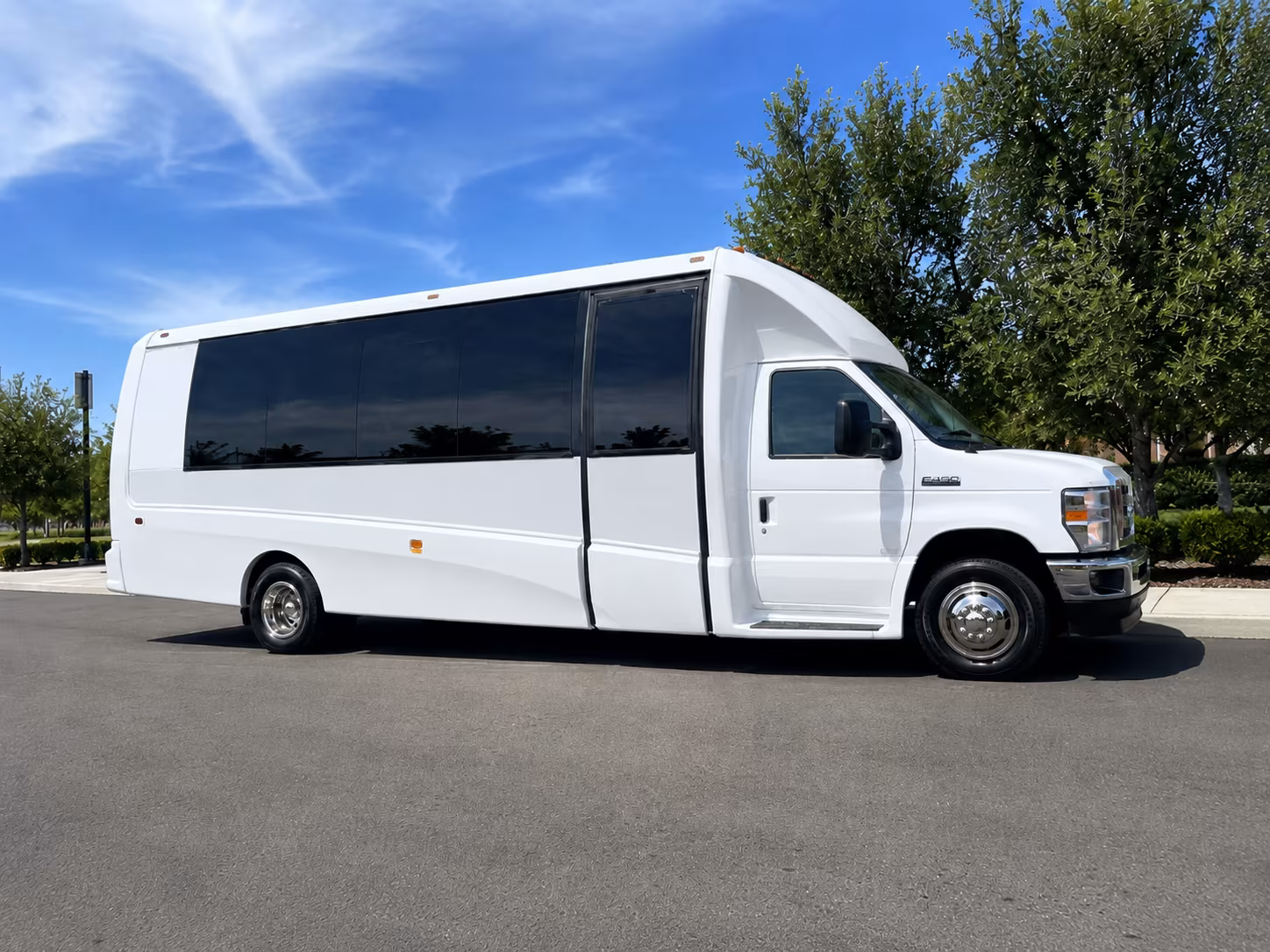 buses for bands and performers traveling through lewisville