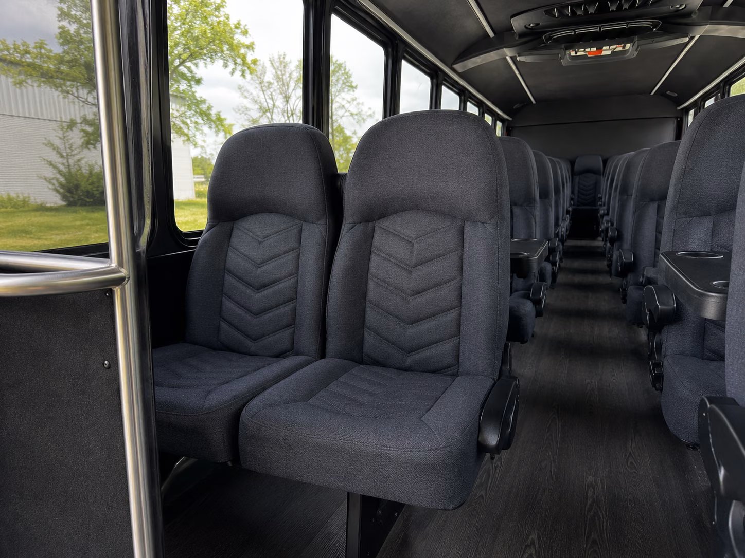 lewisville 20 passenger minibus inside