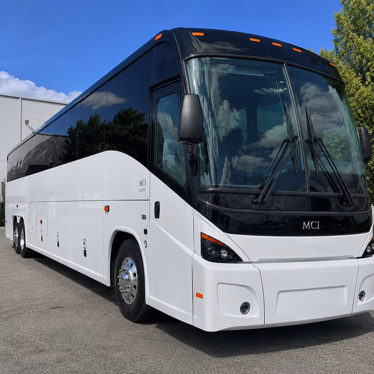 lewisville 56 passenger charter bus