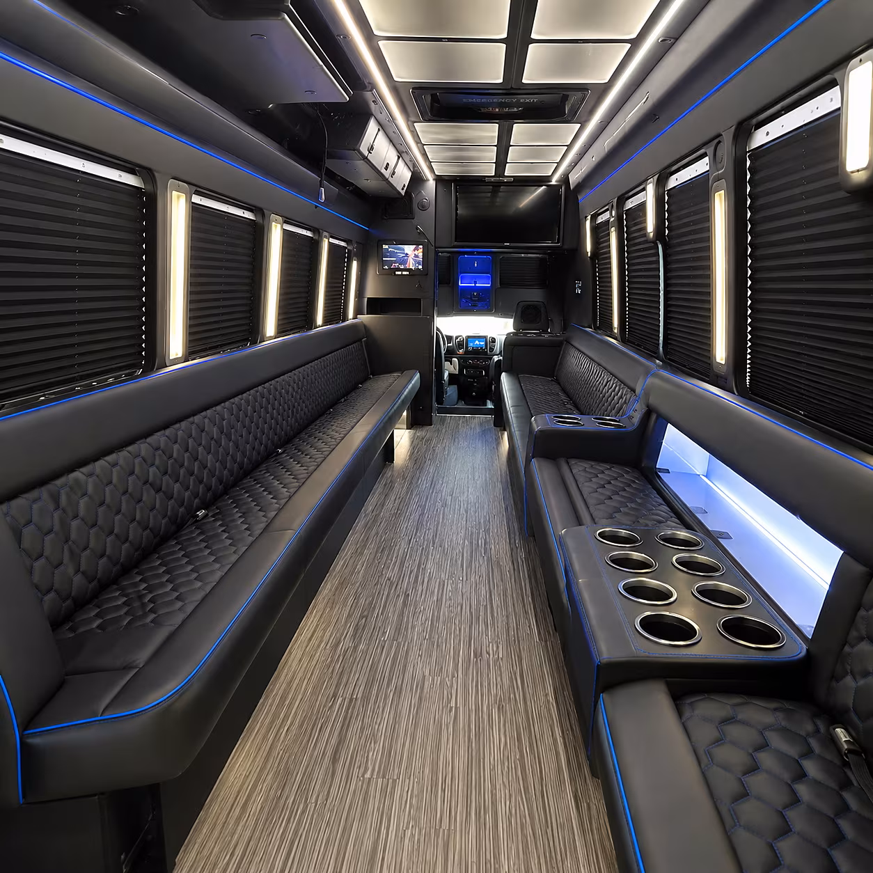 lewisville party bus rentals inside
