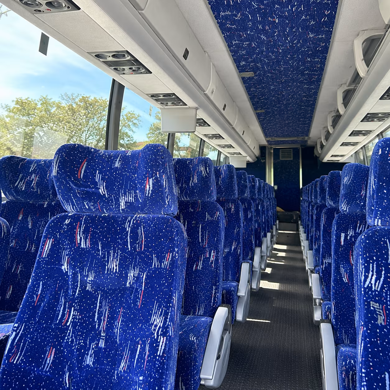 lewisville religious group transportation onboard seating