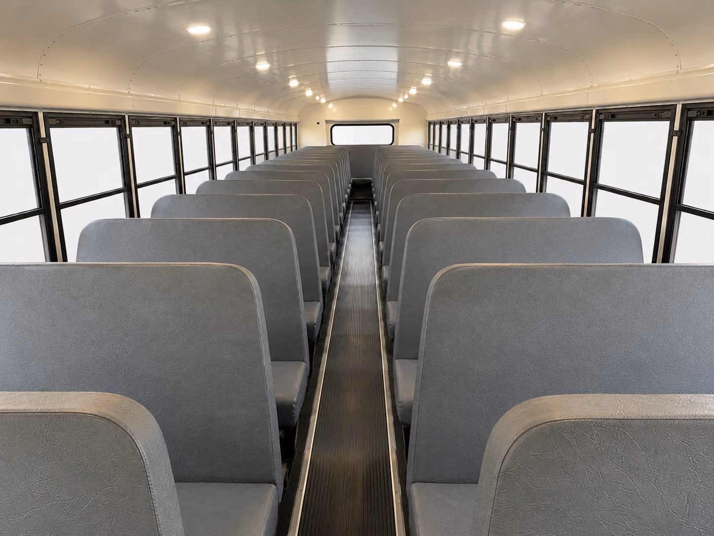 lewisville school bus inside