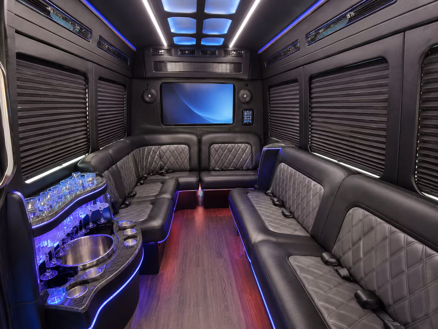 lewisville sporting event transportation onboard seating