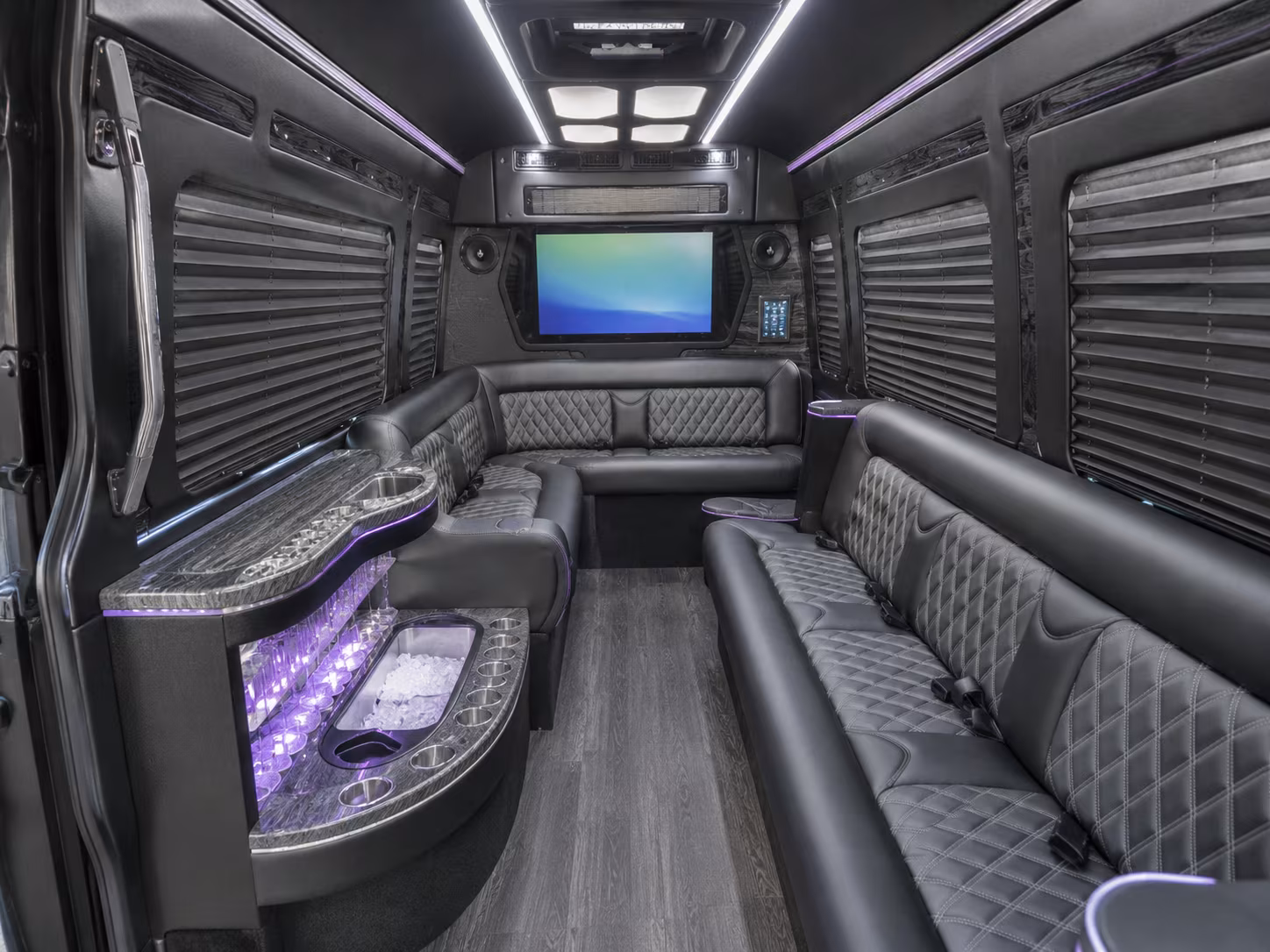 lewisville sprinter limousine interior