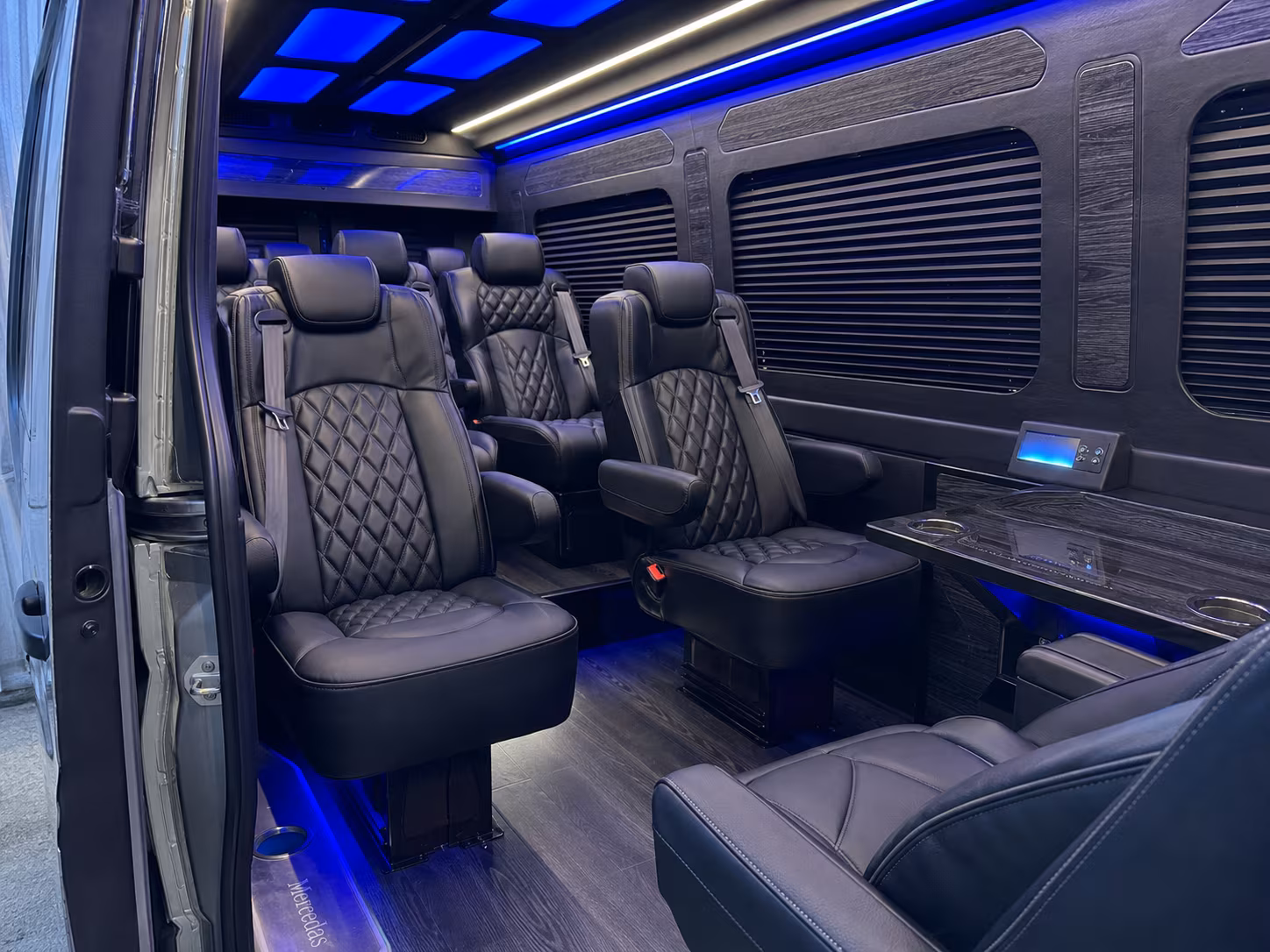 lewisville sprinter van with driver inside
