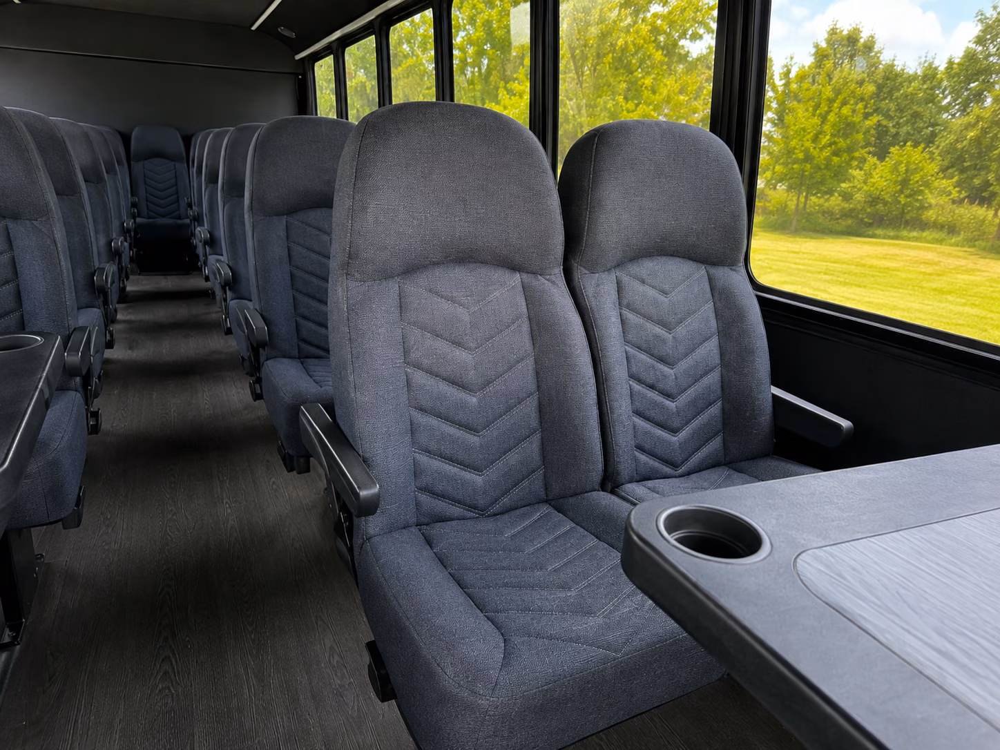 shuttle buses for wedding guests between lewisville hotels and venues